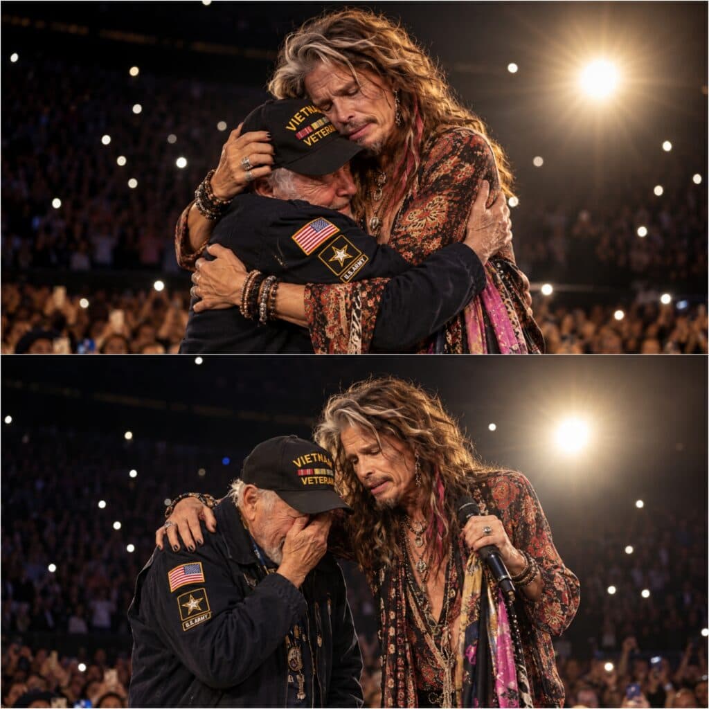 Steven Tyler and the Power of a Simple Embrace: When a Rock Legend Steps Away From the…