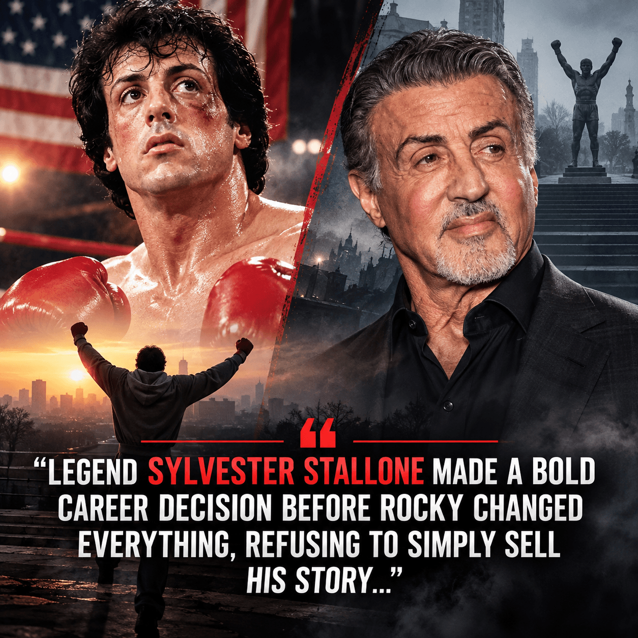THE MAN WHO REFUSED TO BE WRITTEN OFF: HOW SYLVESTER STALLONE RISKED HIS BIGGEST OPPORTUNITY TO BECOME ROCKY…